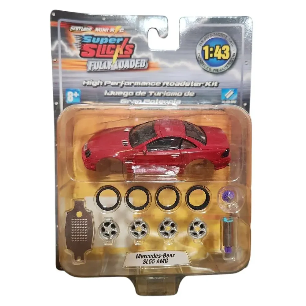 SUPER SLICKS Fully Loaded Mercedes-Benz SL55 Roadster Kit, Scale 1:43